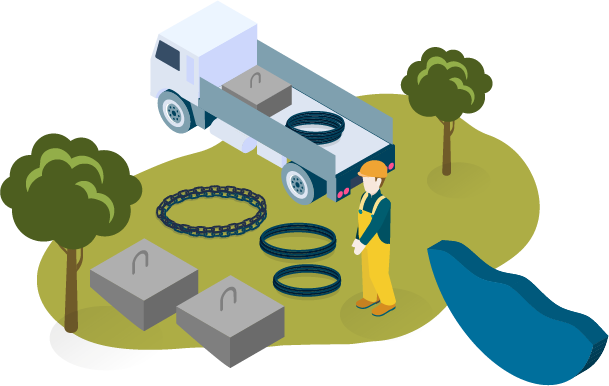 5. Retrait des fondations et de l’ancrage 5. Retrait des fondations et de l’ancrage
